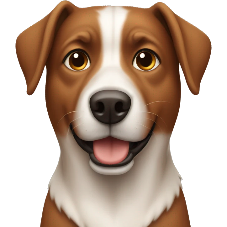 Brown dog emoji