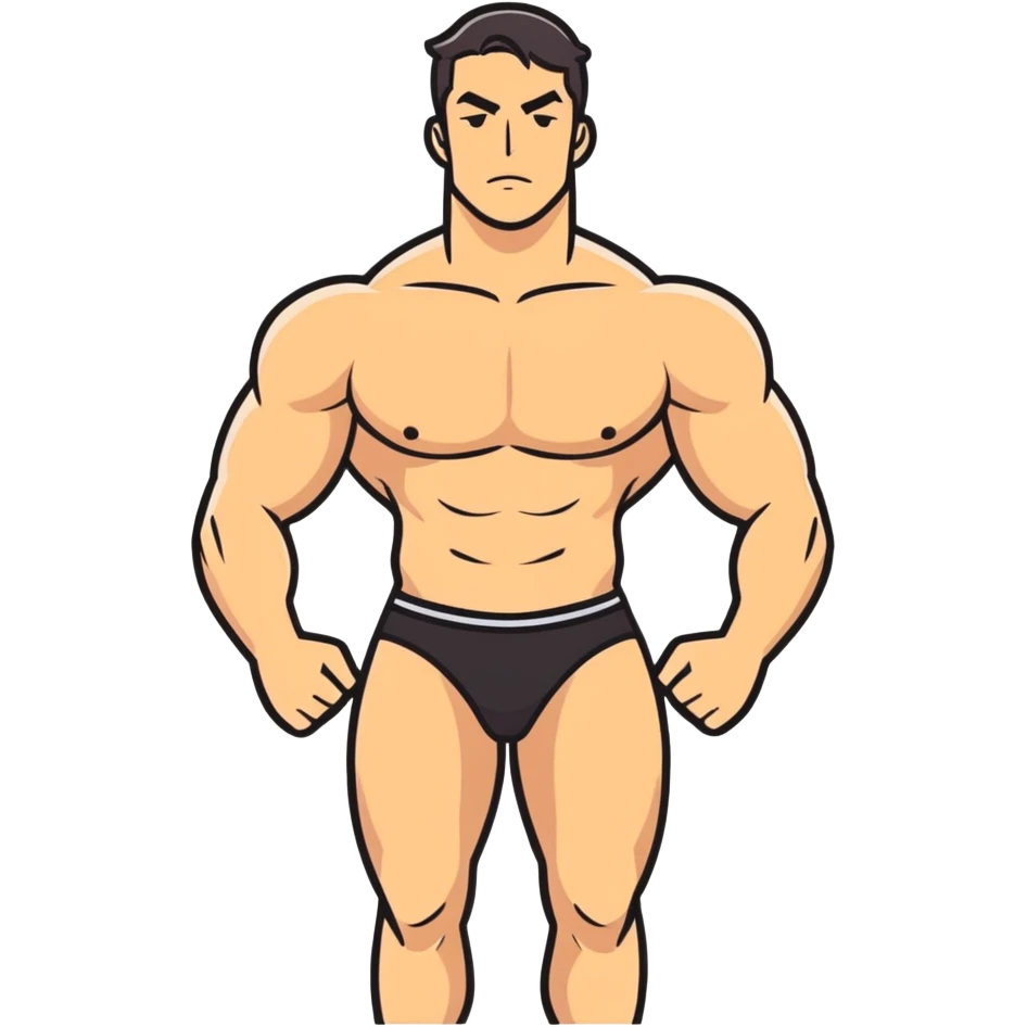 Male stripper emoji