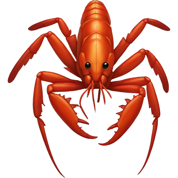 one crayfish emoji