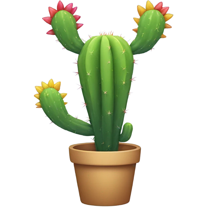 Rainbow cactus  emoji