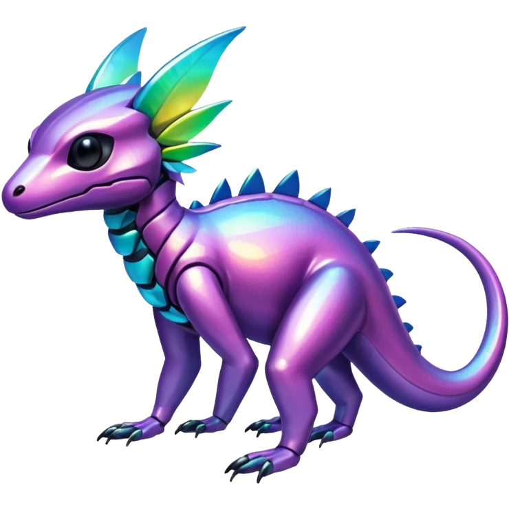  exotic tropical cyber-Fakémon-Vernid-creature emoji
