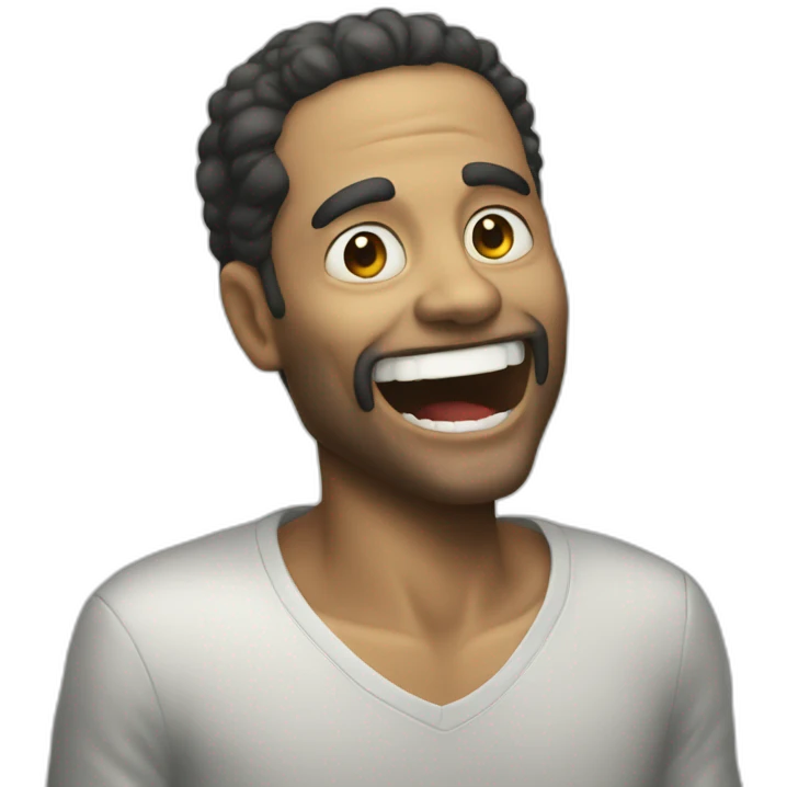 Mort de rire emoji