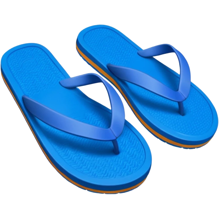 A pair of cool beach slippers emoji
