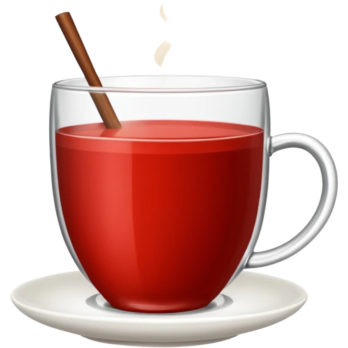 Çay bardağı ile çay emoji