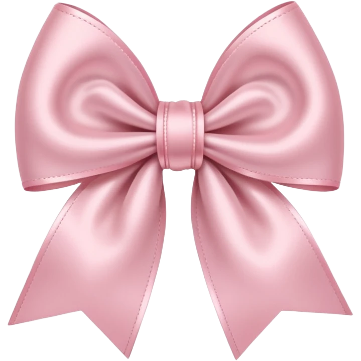 Cute light pink bow  emoji