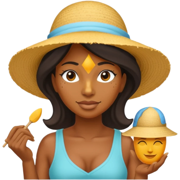 Sand Sculptor black woman emoji
