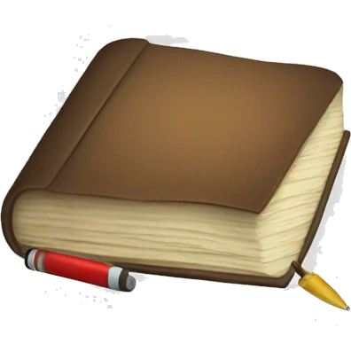 Writing book emoji