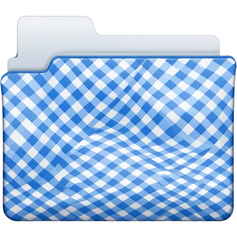  file folder with gingham pattern  emoji