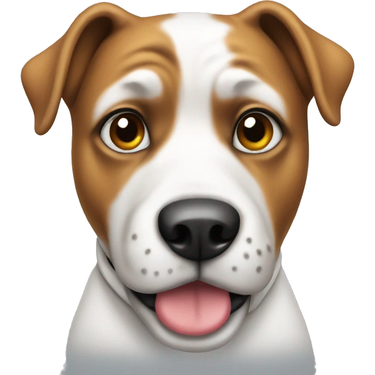 Dog with white shirt emoji