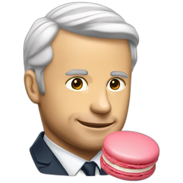 Macron macaron emoji