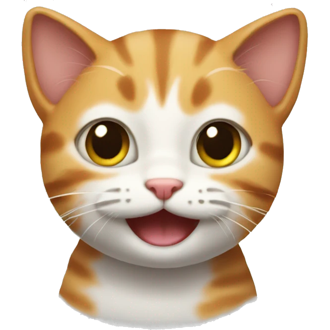 silly little cat  emoji