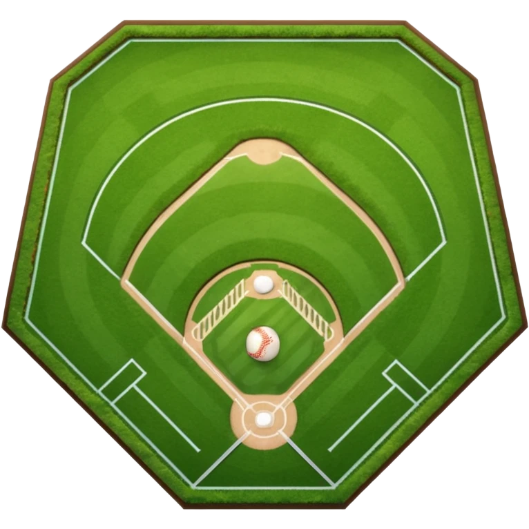 Baseball diamond from above emoji