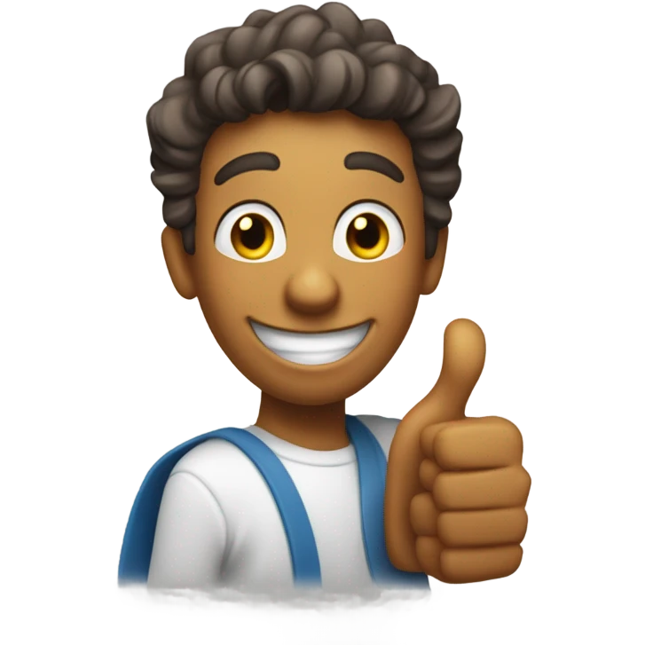 Be positive emoji