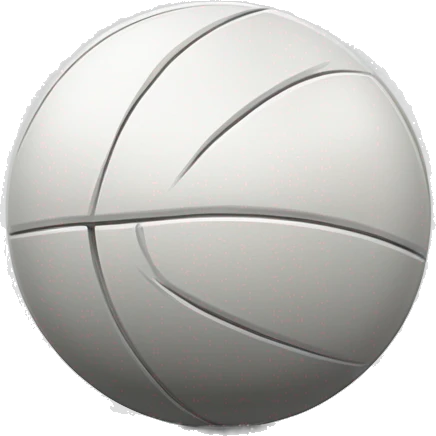 Boule de pétanque argenté avec des strillure  emoji