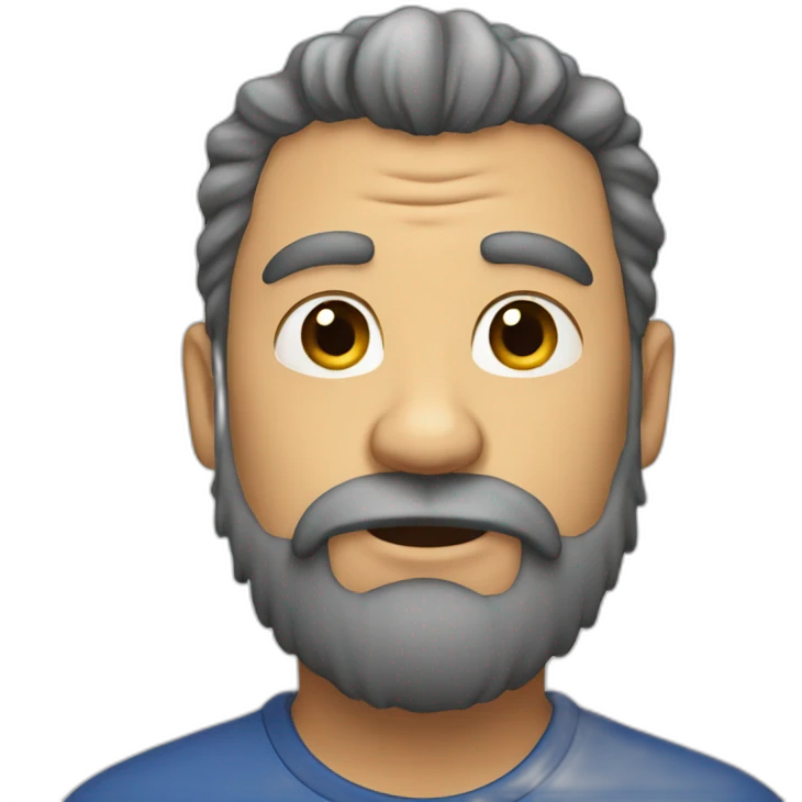big hairy man emoji