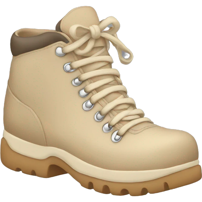 beige shoe emoji