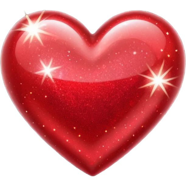 sparkly heart emoji
