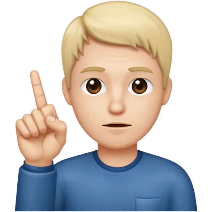 Middle finer emoji