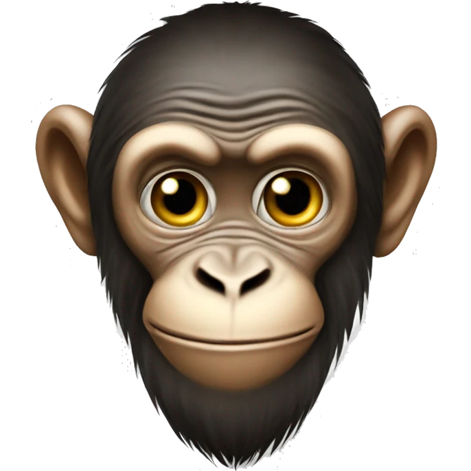 Ukrainian-kozak-Monkey. crested head, long whiskers  emoji