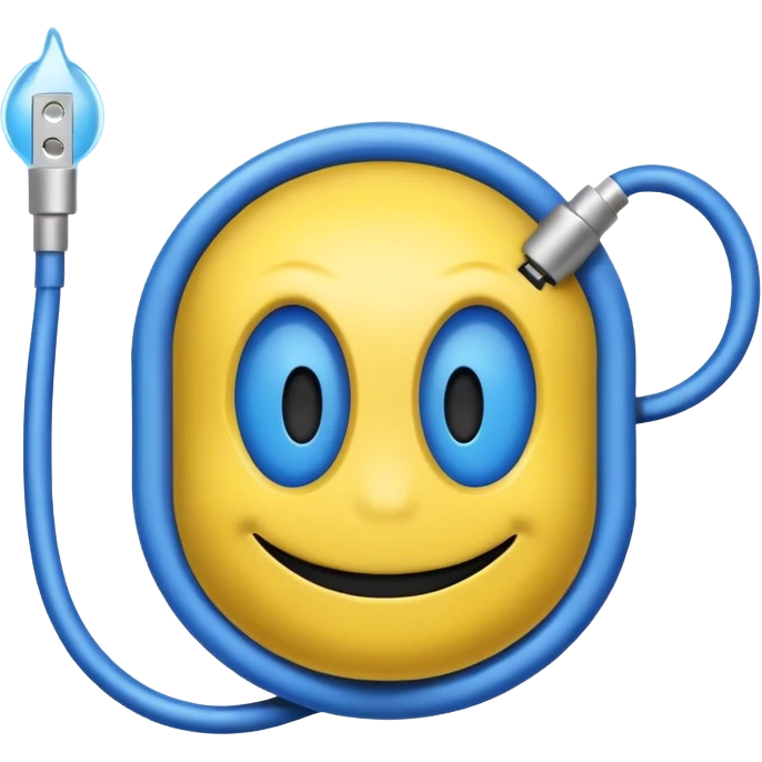 Smiley foudroyé emoji