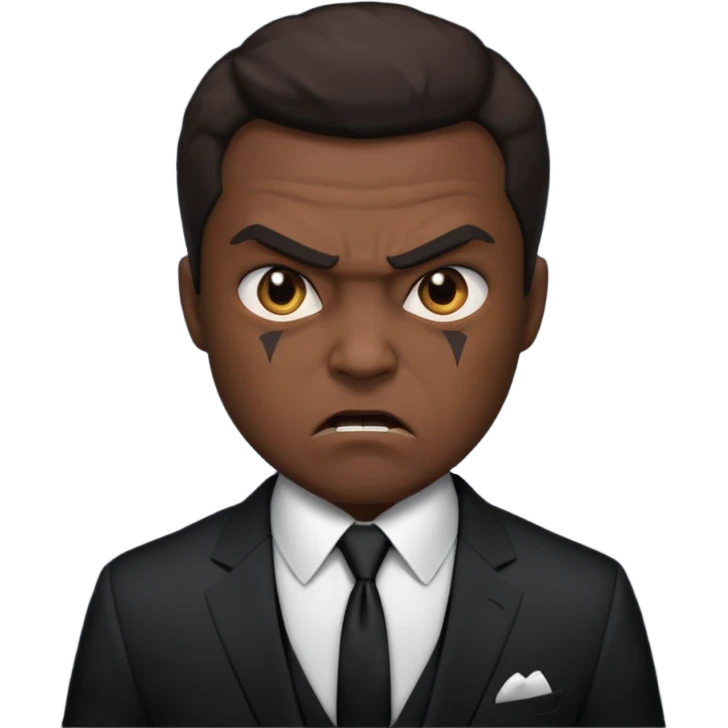 mafia boss angry emoji