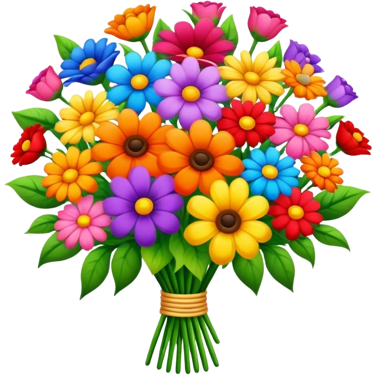 Big bouquet of flowers  emoji