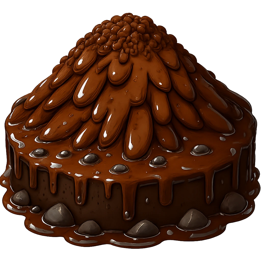 Make the wet soil look even wetter with more visible water and shine, keeping the emoji style look intact. emoji