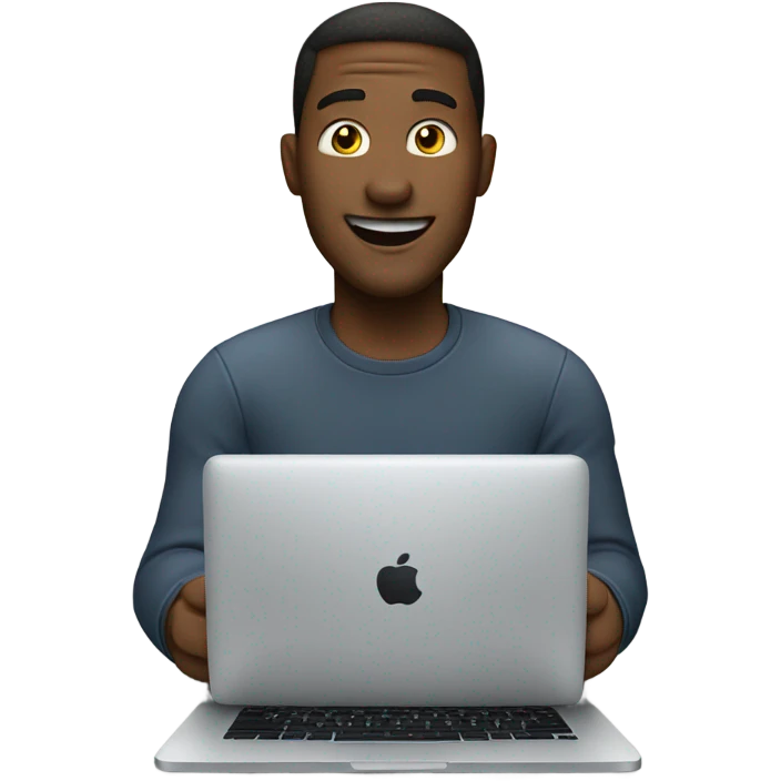 make the emoji in the same style as apple emojis. And the emoji should be a man collecting emails emoji