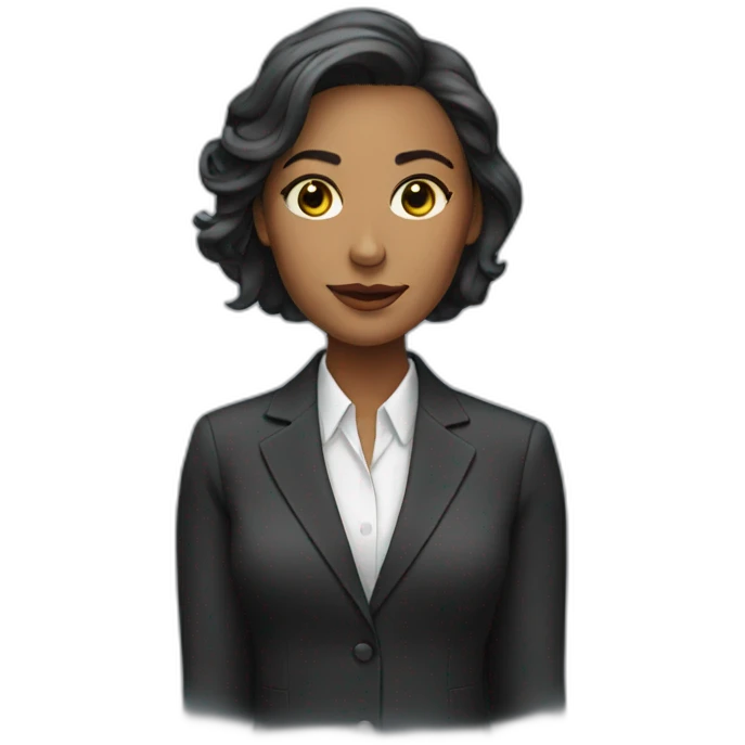 woman in a suit emoji