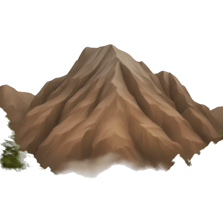brown mountain emoji