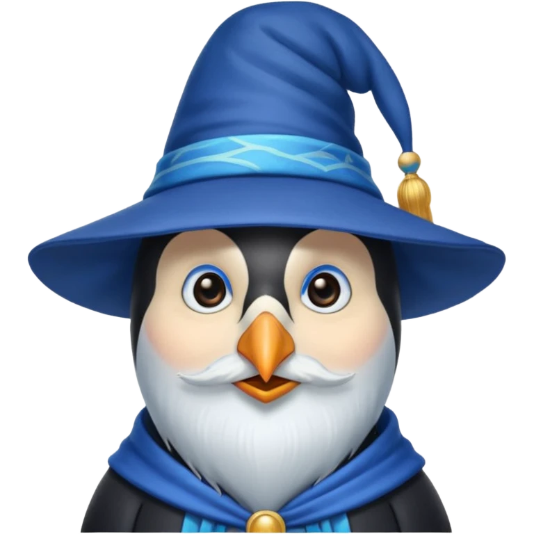 Penguin Wizard emoji