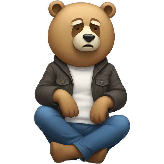 Oso durmiendo  emoji