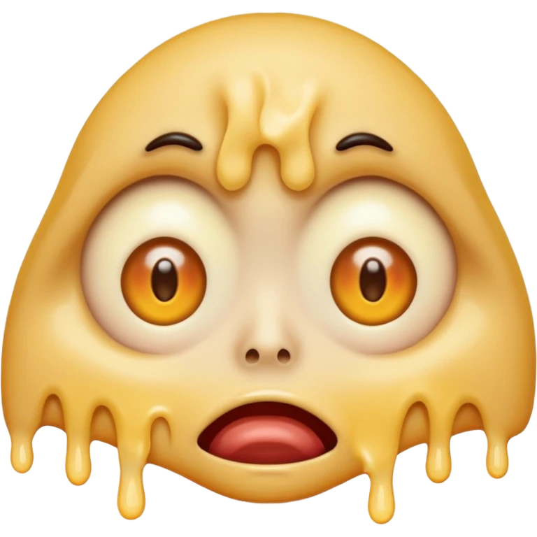 cursed emoji, melting features, disturbing emoji