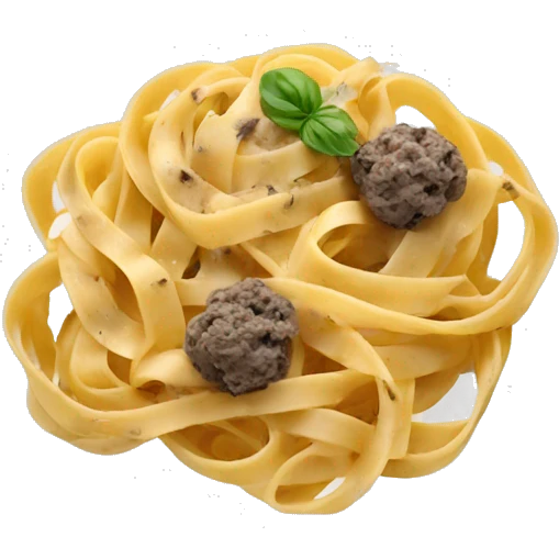 tagliatelle with truffle  emoji