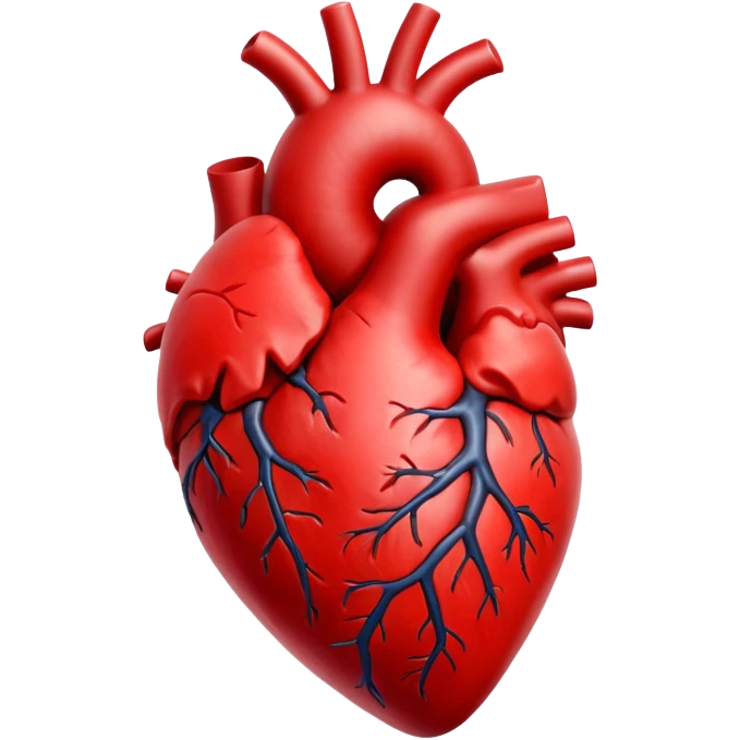anatomical human heart emoji