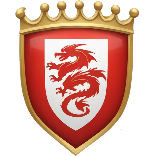 Blason d’une équipe de foot de dragon  emoji