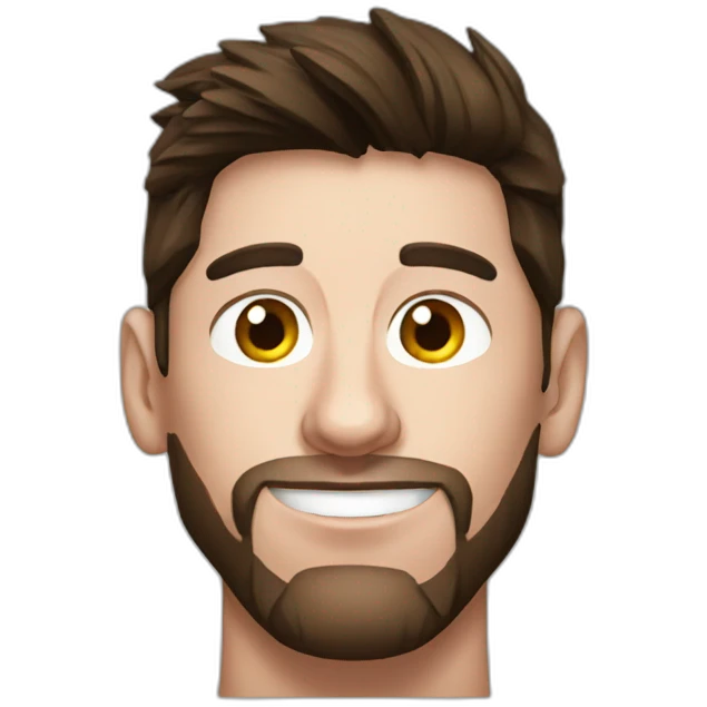 Messi face emoji