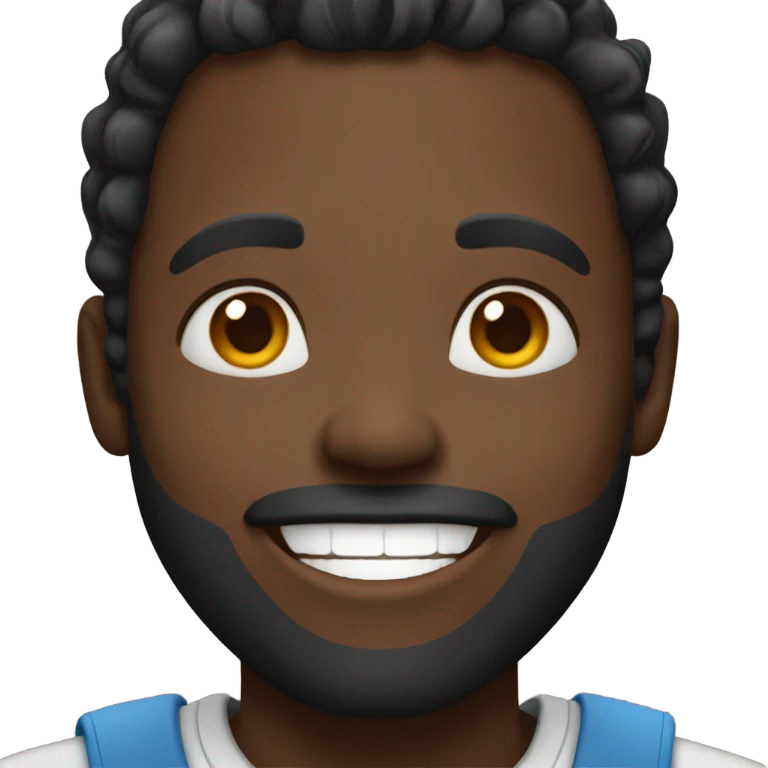A happy Black man. emoji