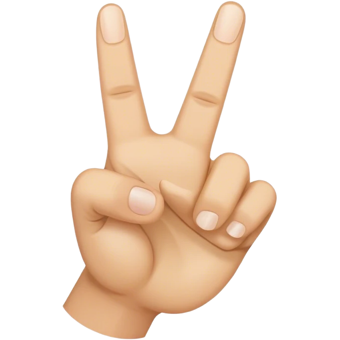 Hand with 4 fingers up, thumb down emoji