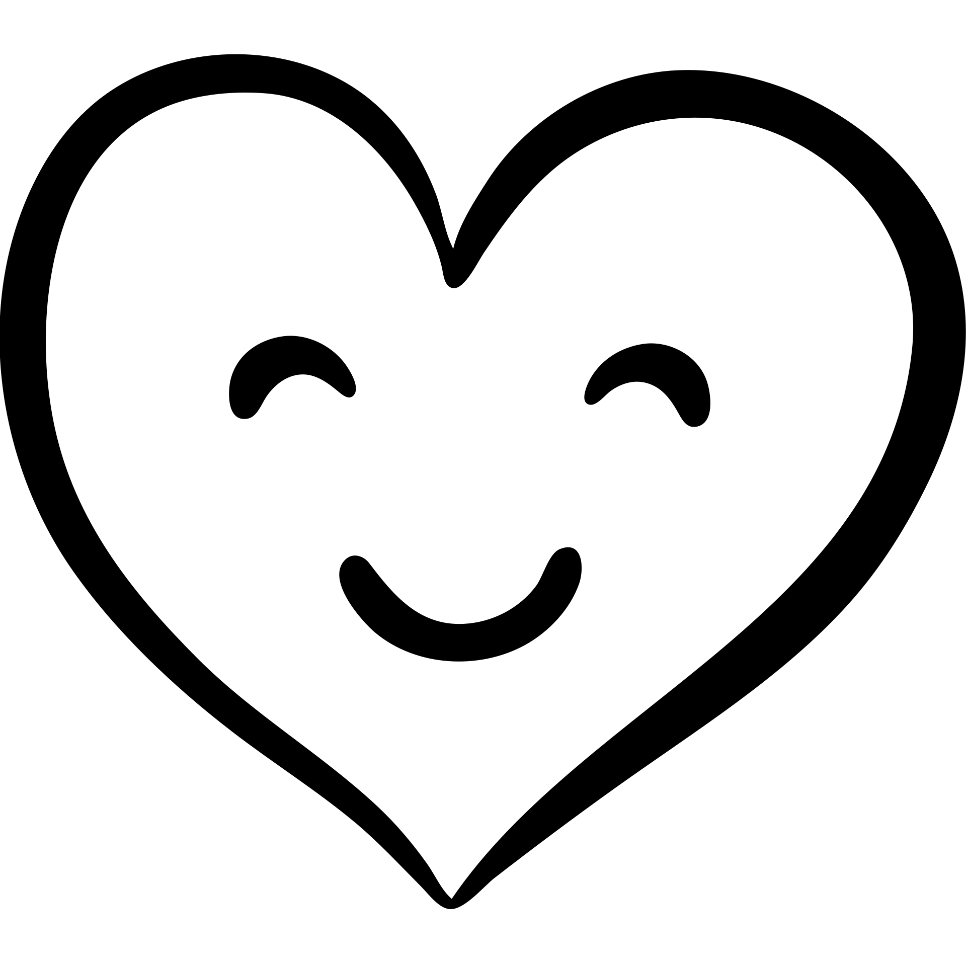 outlined heart with a smiley face inside emoji