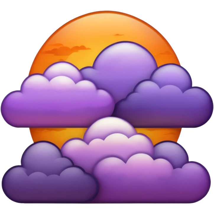 Dark sundown  emoji