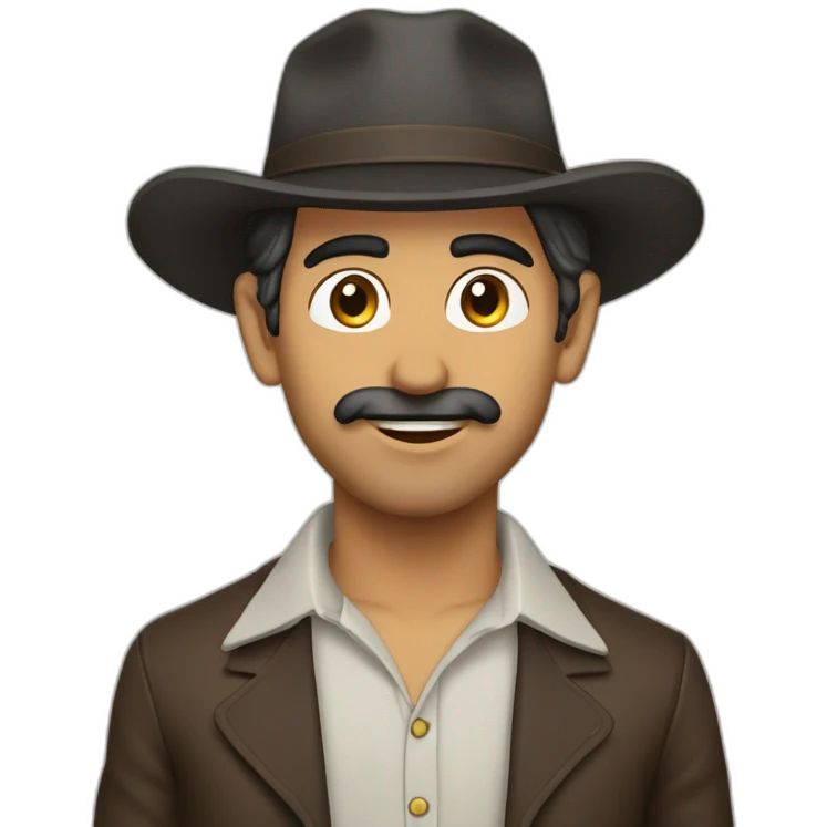 Gitano andaluz calvo emoji