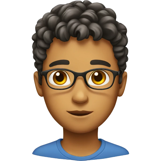Smart boy emoji