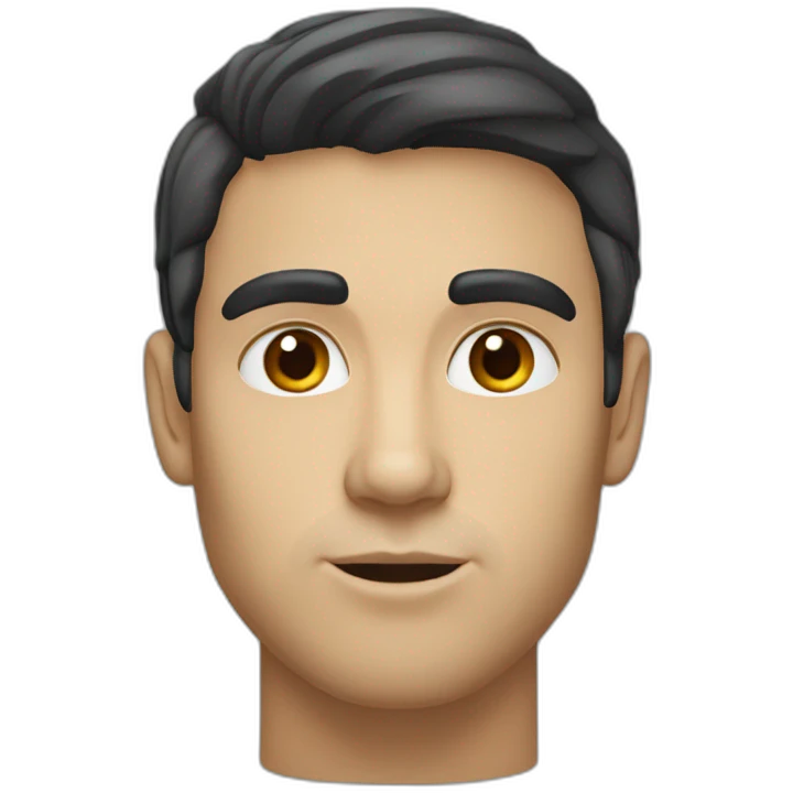young-medium-long-dark-haired-white-heavy-eyebrows-monobrow-man emoji