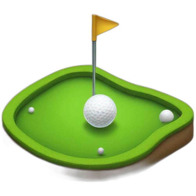 Miniature golf emoji