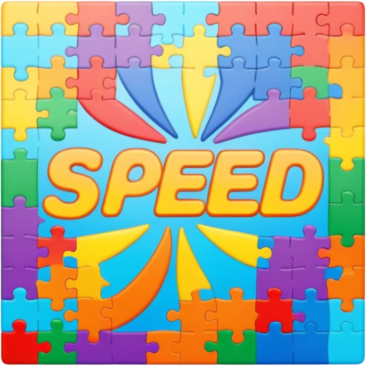 puzzle emoji about Speed over Perfection emoji