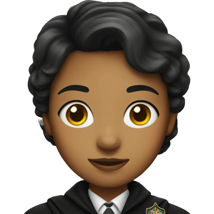 A girl with hogwarts uniform emoji