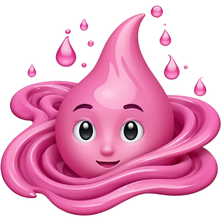 pink oil texture emoji