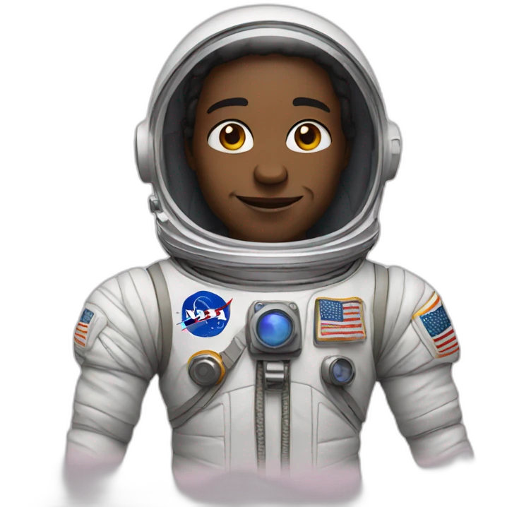 astronaut from future emoji