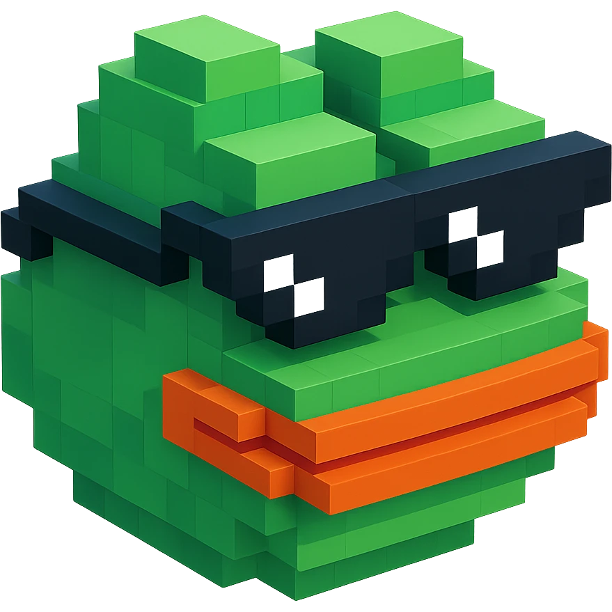 pepe frog with sunglases emoji